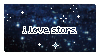 168 I love stars STAMP