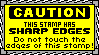 caution this stamps has sharp edges STAMP