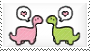 dino love STAMP
