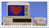 love computer STAMP