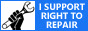 50 I support right to repair button