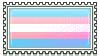 trans flag STAMP